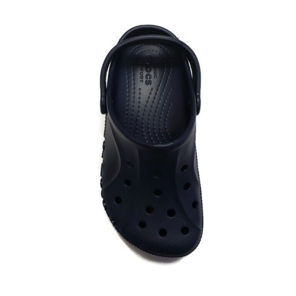 CROCS Little Kids Size 10 Baya Clog K Lightweight Slip On Clogs Shoes Navy Blue - Picture 2 of 8